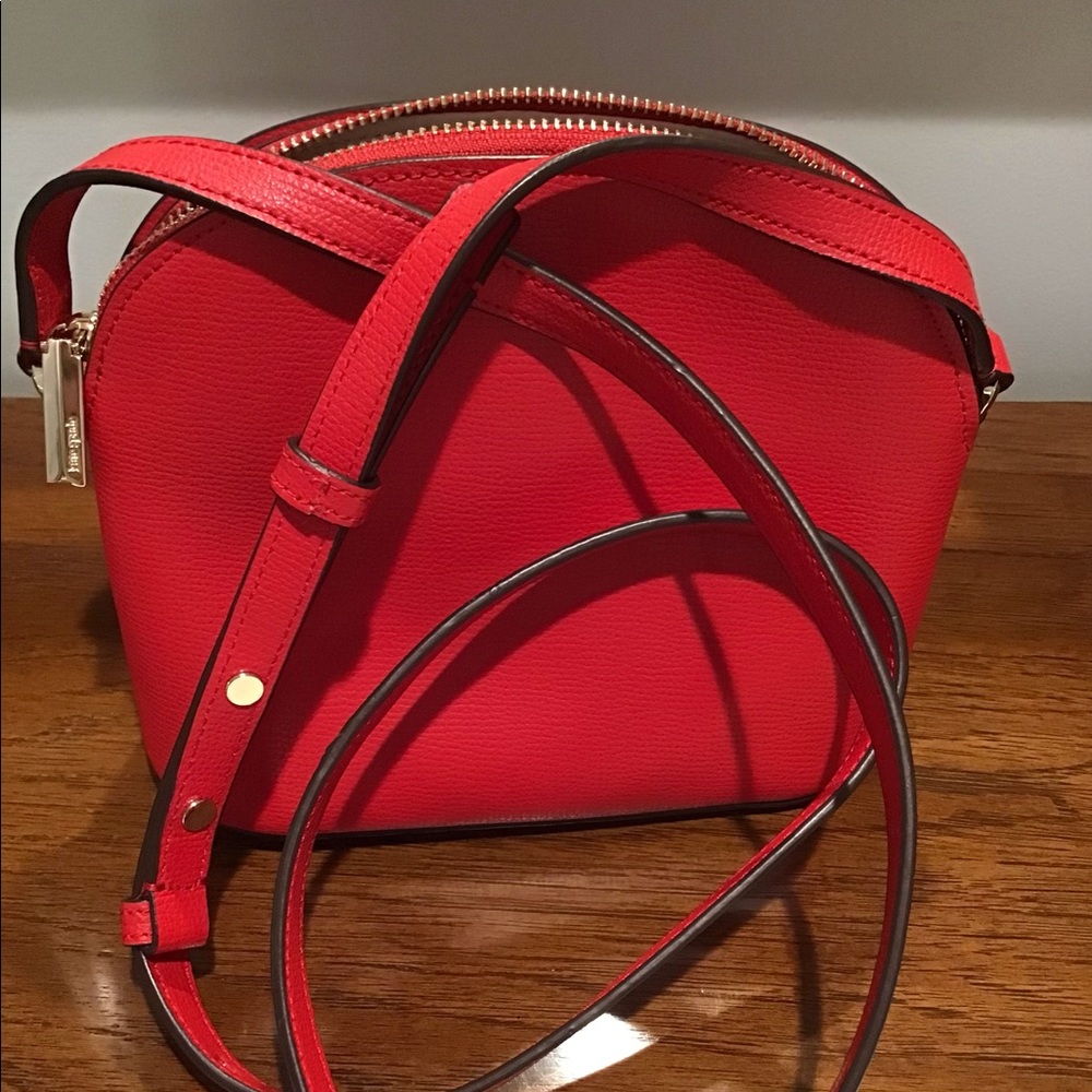 Kate Spade Cross Body Bag Coral Red